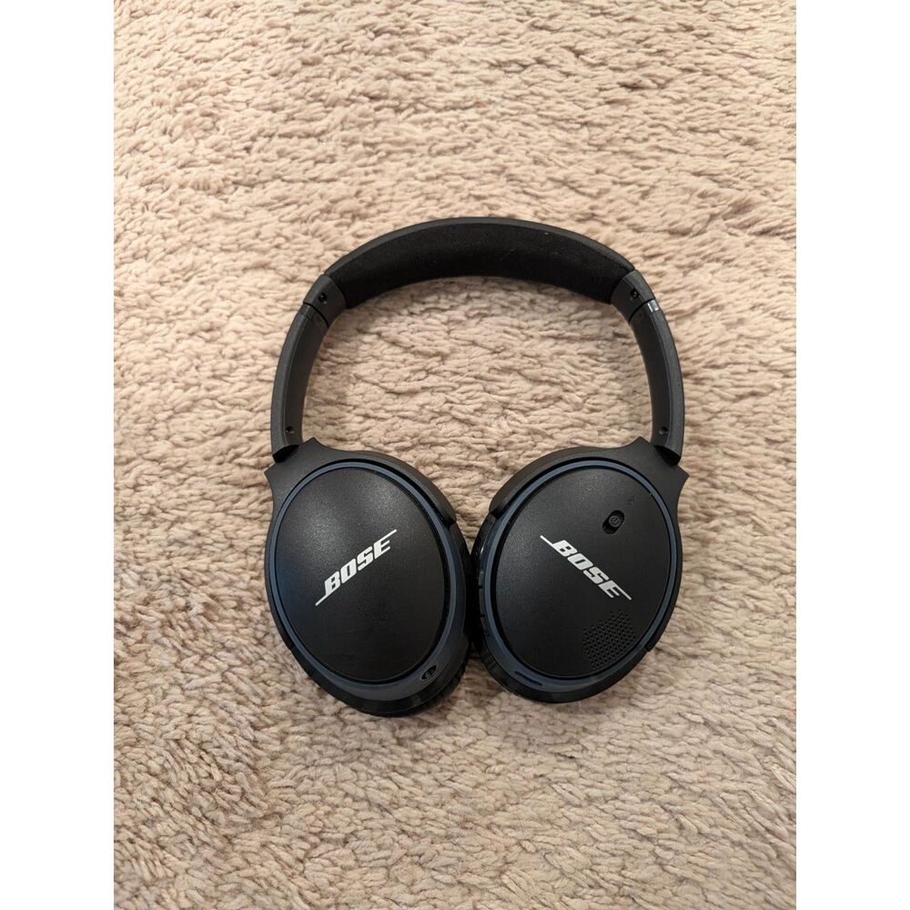 Bose SoundLink Around-Ear Headphones II Black Blue Bluetooth w/ Case Tested